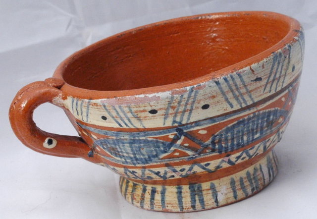 Old Mexican Pottery Cup