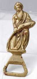 DIONYSOS Mythological God of Wine making Brass Bottle Opener.