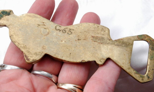 DIONYSOS Mythological God of Wine making Brass Bottle Opener.