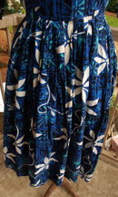 Alfred Shaheen Hawaiian Print Dress Authentic Vintage 1950's size 10