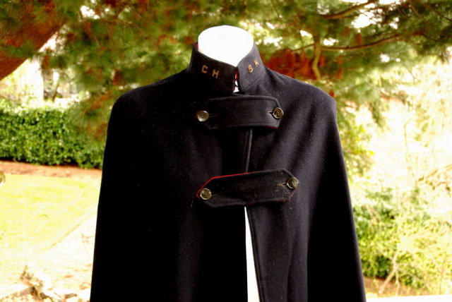 Vintage Nurses Cape Navy Blue Wool Pre WWII