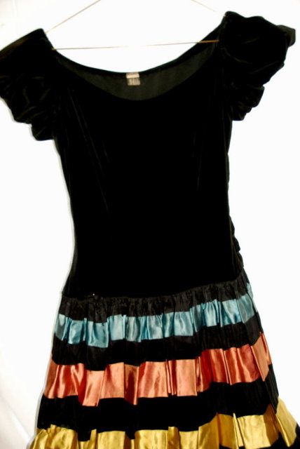 New York Dress Creations Velvet -Silk Satin Gown 1940's **PRICE REDUCED!**