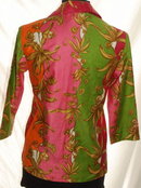1960's Mod.Hip Hawaiian Shirt, Blouse, Florescent colors , by Tori Richards of Honolulu