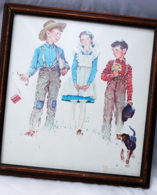 Norman Rockwell framed print