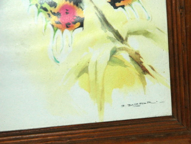 Butterfly Watercolor Print by B. Ballestar.