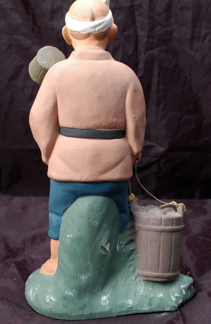Vintage Norcrest Oriental Figurine Vintage Norcrest Oriental Figurine carrying a bucket and ladle