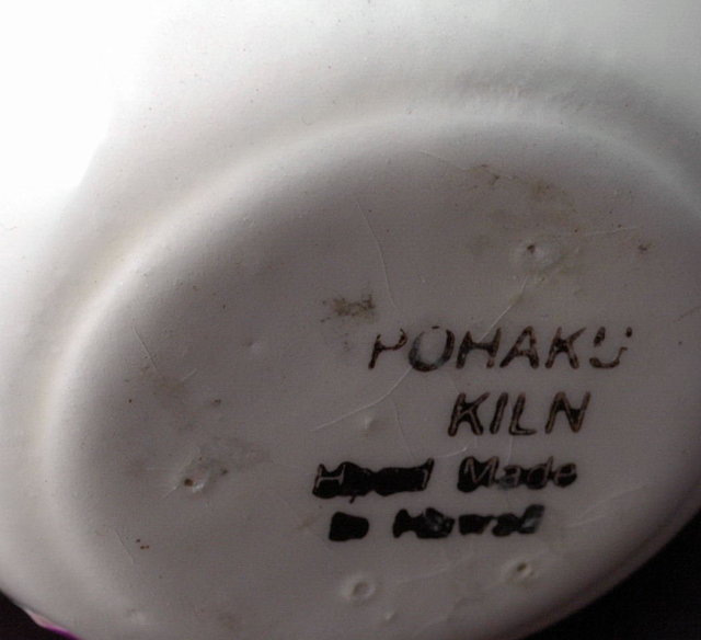 Pohaku Kiln Pottery Vase, Hand Painted in Hawaii * PRICED REDUCED! **