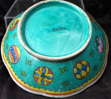 CHINESE 19th Century Famille Verte Export Porcelain bowl