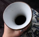 Modernist Eames Era large hand thrown Studio Pottery Vase HARSA Israel Signed and dated.