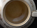 Saddler England Teapot Cream with Gold Trim **PRICE REDUCTION**!