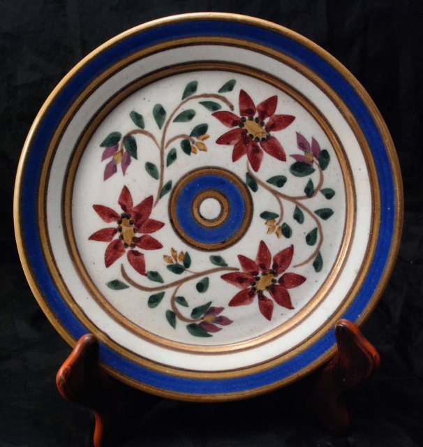 Dover Pottery Plate signed dated 1989 - stoneware