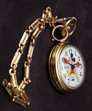 Disney Bradley Mickey Mouse Conductor Collectable Pocket Watch