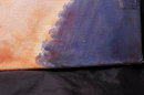 Caribbean Side Walk Scene Oil Painting on Canvas