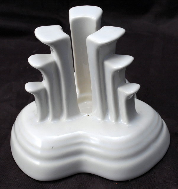 Fiesta Ware Tripod Candlestick Holder - White