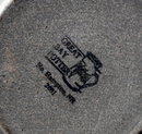 Great Bay Pottery of North Hampton New Hampshire Hurricane Oil Lamp / Loon Design