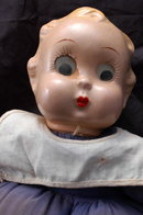 Ralph A. Freundlich, Inc. Googly Eyed Sailor Boy Doll 1937 / Composition head, cloth body with oversized legs