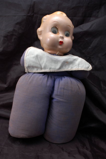 Ralph A. Freundlich, Inc. Googly Eyed Sailor Boy Doll 1937 / Composition head, cloth body with oversized legs