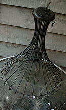 Black Wire Light Fixture retro mod