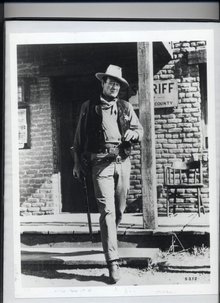 John Wayne Black/ White Photograph, Framed