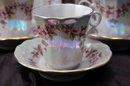 Korosten Porcelain Ukraine Russian Luster 11 Piece Demitasse Tea Set