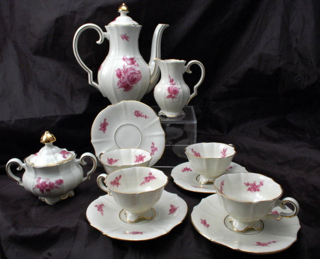 Alka Bavaria Footed Demitasse Tea Set 11 piece serving set.