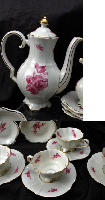 Alka Bavaria Footed Demitasse Tea Set 11 piece serving set.