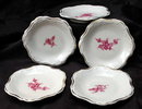 5 ALKA Kronach Kragujevac Bavarian Porcelain Nut or Mint plates