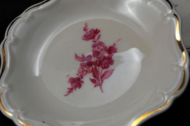 5 ALKA Kronach Kragujevac Bavarian Porcelain Nut or Mint plates