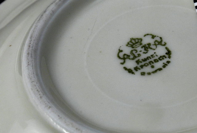5 ALKA Kronach Kragujevac Bavarian Porcelain Nut or Mint plates
