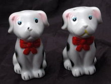 Dalmatian Puppy Dogs Salt & Pepper Shakers