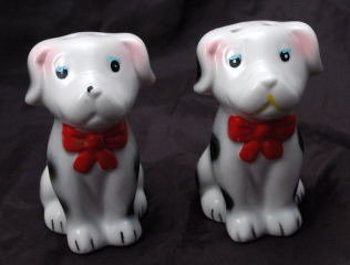Dalmatian Puppy Dogs Salt & Pepper Shakers