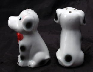 Dalmatian Puppy Dogs Salt & Pepper Shakers