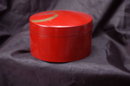 Vintage Japanese Lacquer-ware Coaster with Container Cinnabar and Gold