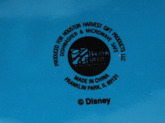 Disney Houston Harvest , Mickey, Minnie, Pluto Ceramic Porcelain Teapot.