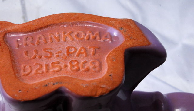 Frankoma Pottery Elephant Coffee Mug 1983 GOP - Lavender