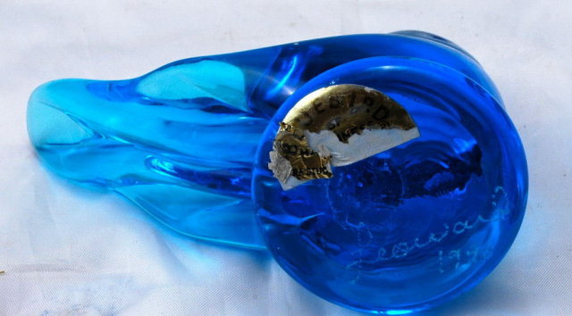 Glass Bird Paper Weights Artist Signed from Blue Bird of Happiness Studio