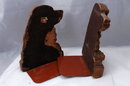 Dog Bookends of Syroco Wood