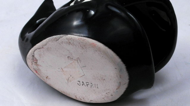 Ceramic Pottery Whale Incense Holder