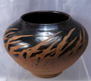 Jeff Hale Pottery Stoneware Bowl with Splash Drip Glaze
