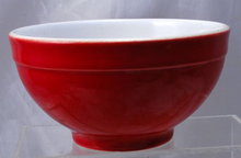 Emile Henry Red White Ceramic Cereal Bowl,