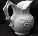 Enesco Japan White Ceramic Cream Pitcher