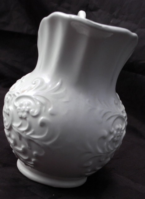 Enesco Japan White Ceramic Cream Pitcher