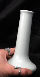 Hall Pottery White China Bud Vase 631 1/2-WH **PRICE REDUCED**!